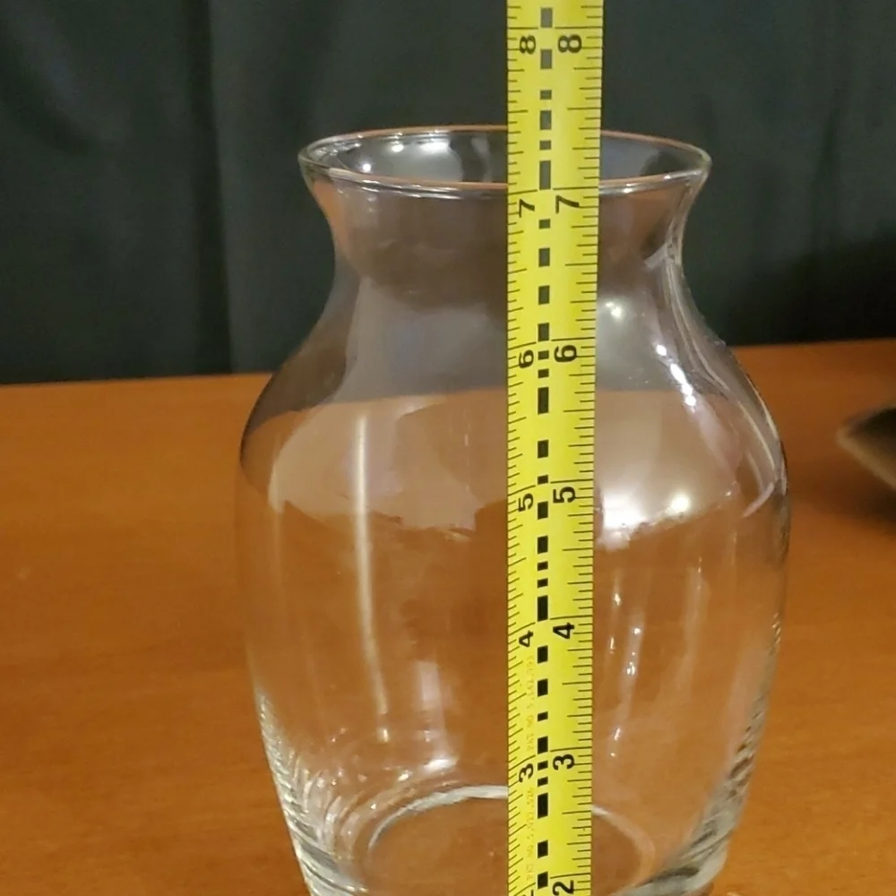 Glass tapered vase